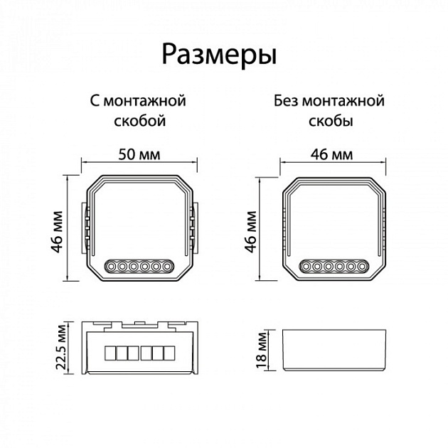 Wi-Fi реле RL1000 RL1002-SM