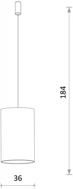 Подвесной светильник Barrel L 8445