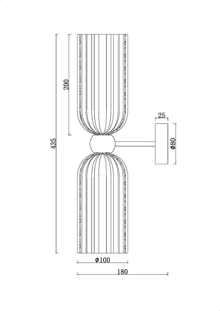 Бра Antic MOD302WL-02GR