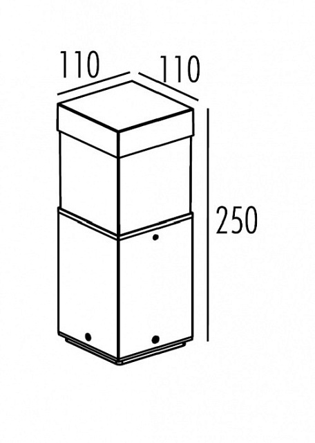 Наземный светильник  W61852-250 Gr