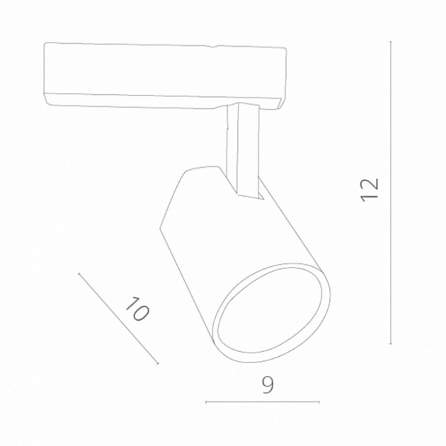 Трековый светильник Amico A1811PL-1WH