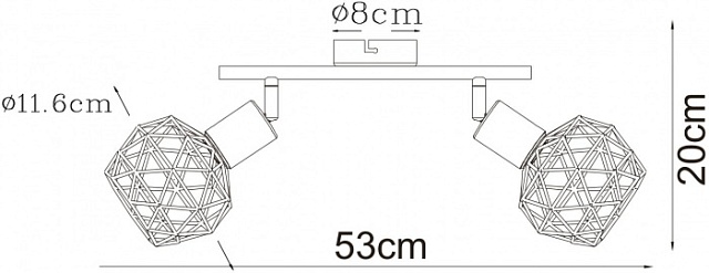 Спот Sospiro A6141AP-2AB