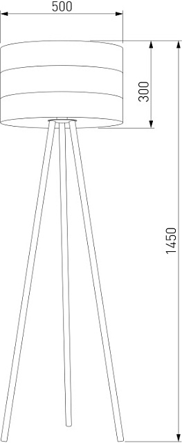 Торшер Tago 5053 Tago Black