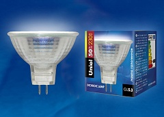 Лампочка галогеновая  JCDR-50/GU5.3 картон