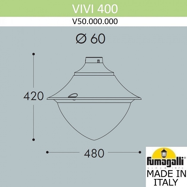 Плафон Vivi V50.000.000.LXD6L