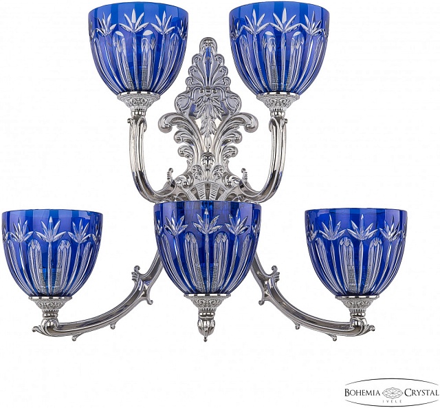 Бра Verona 7211B15/3+2/210 NW P1 U Clear-Blue/H-1I