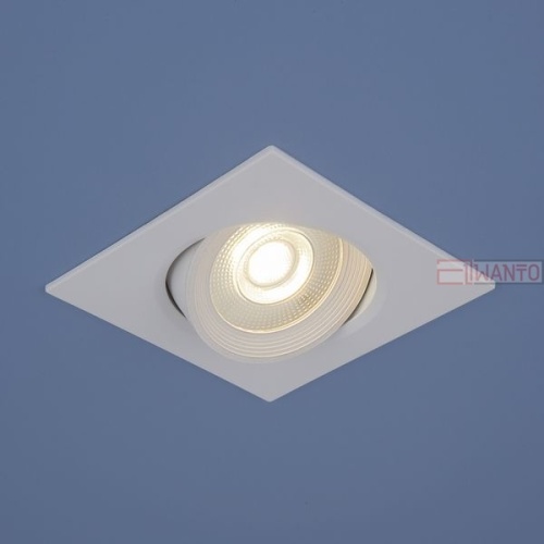 Точечный светильник Elektrostandard  9907 LED 6W WH белый/Точечные светильники купить