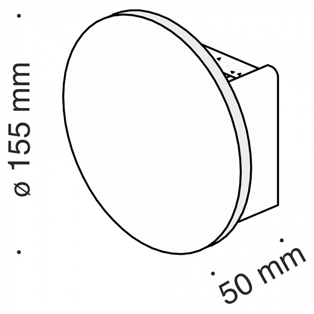 Настенный светильник Parma C123-WL-02-3W-W