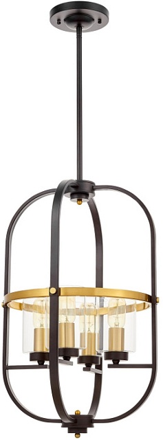 Подвесная люстра LDP 1141-4 BK+MD