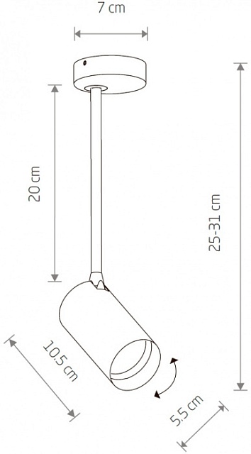 Спот Mono Long S 7727