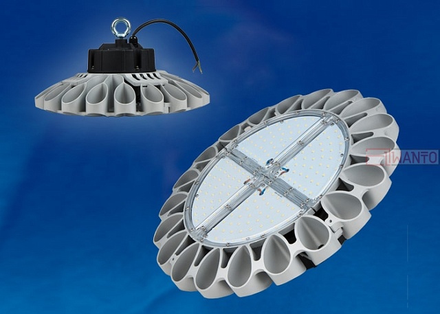 Промышленный подвесной светильник ULY-U30B-240W/DW IP65 SILVER