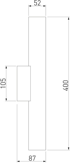 Настенный светильник langer 40123/LED матовое золото