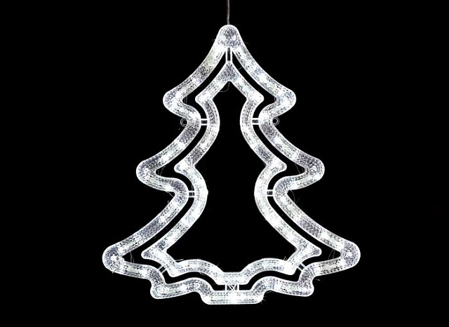 Световая фигура ULD-H3543-070/STA WHITE IP20 XMAS TREE