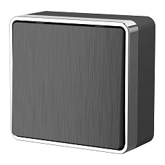 Выключатель Накладные механизмы Gallant графит рифленый W5010004