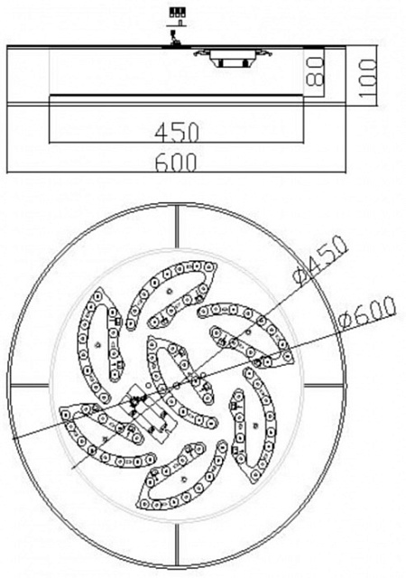 Потолочный светильник Zoticus FR6005CL-L48G