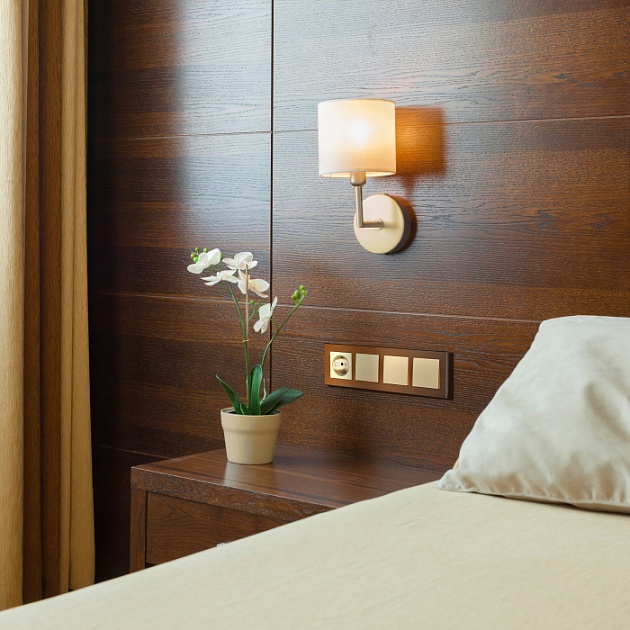 Выключатель Встраиваемые механизмы шампань W1112011