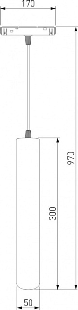 Трековый светильник Slim Magnetic 85014/01