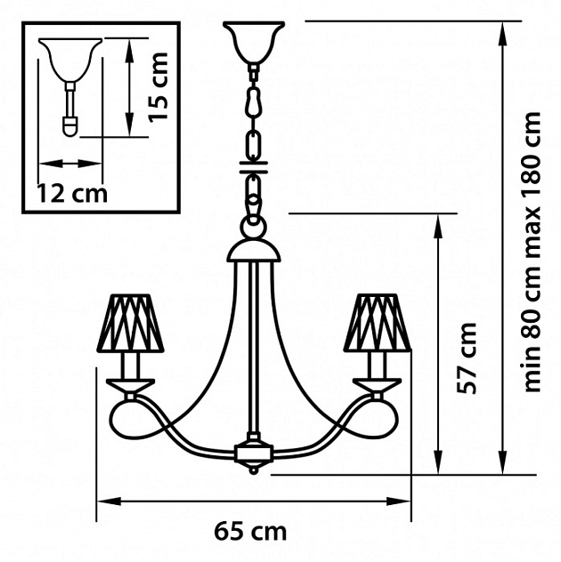 Подвесная люстра RICCIO 705062
