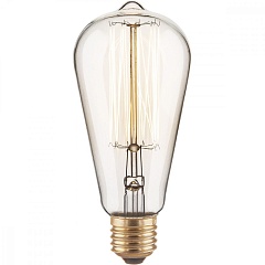 Ретро лампочка накаливания Эдисона  ST64 60W E27