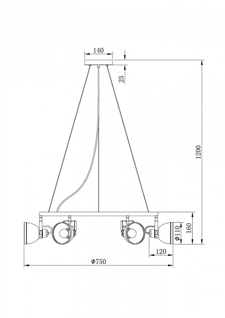 Подвесная люстра Roslyn FR4003PL-06W