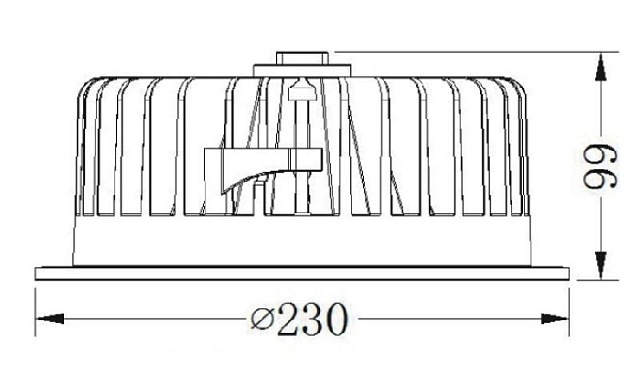 Точечный светильник COB 565184