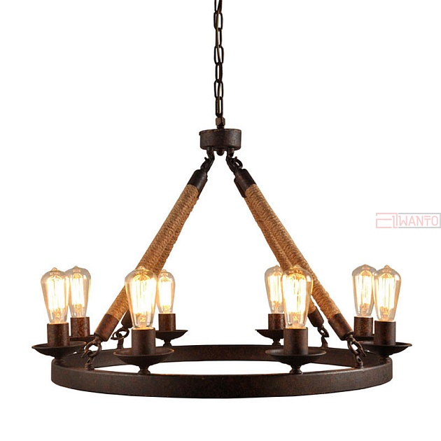Подвесная люстра Gramercy Home Castle CH048-8-LRR
