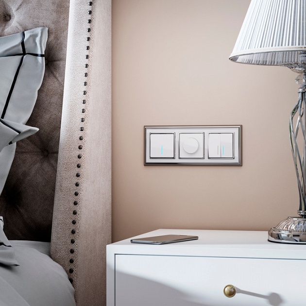 Выключатель Встраиваемые механизмы белые W1120101