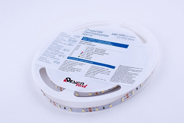 Светодиодная лента LUX DSG360-12-W-33