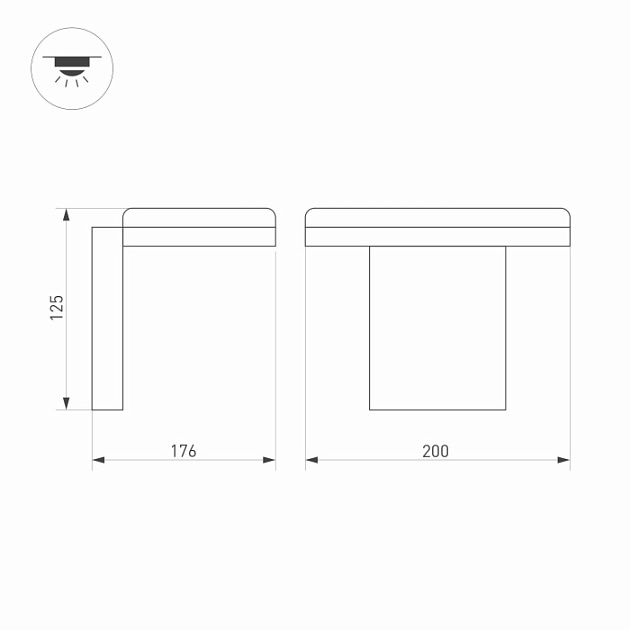 Архитектурная подсветка TENT 029977