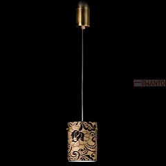 Подвесной светильник Lamp di Volpato Patrizia Pizzo LP-482/S1 oro nero