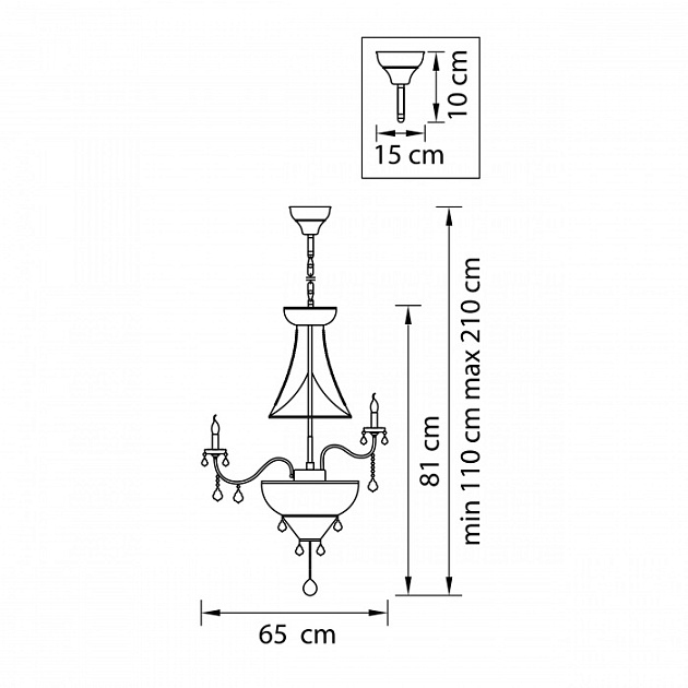 Подвесная люстра Classic 700162