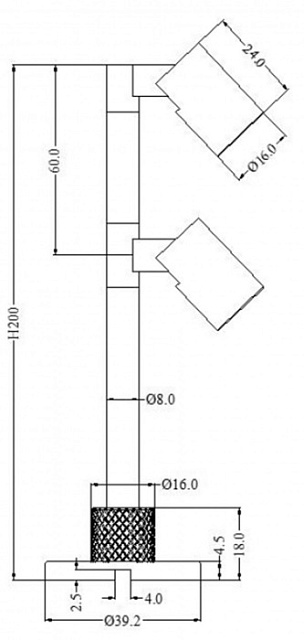 Торшер Herculis 688039