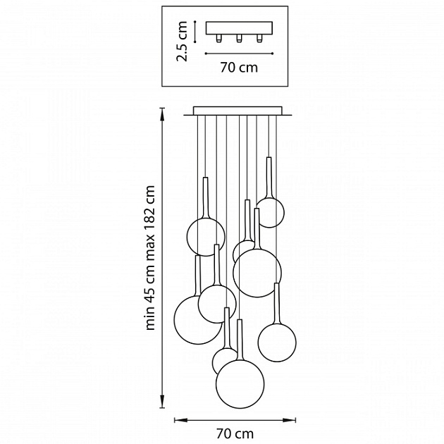 Подвесной светильник GLOBO 813093