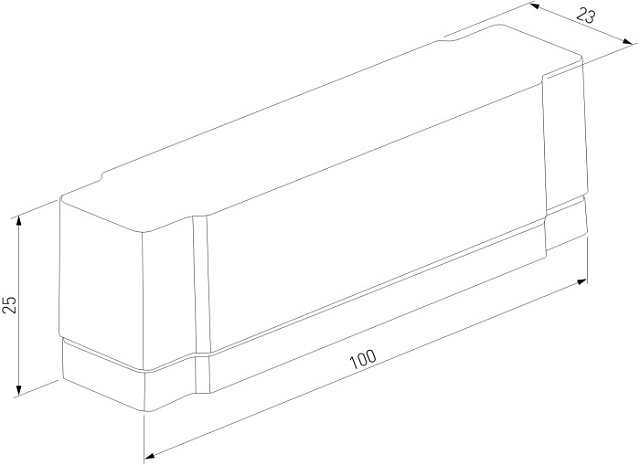 Короб для сетевого шнура Flat Magnetic 85131/00