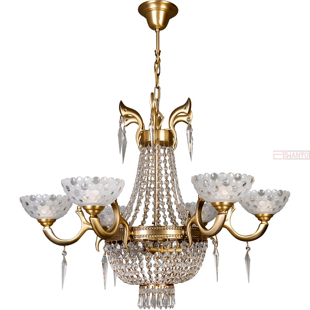 Подвесная люстра N-Light 304 304-09-52 старое золото