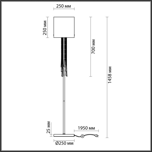 Торшер Nicole 4890/1F