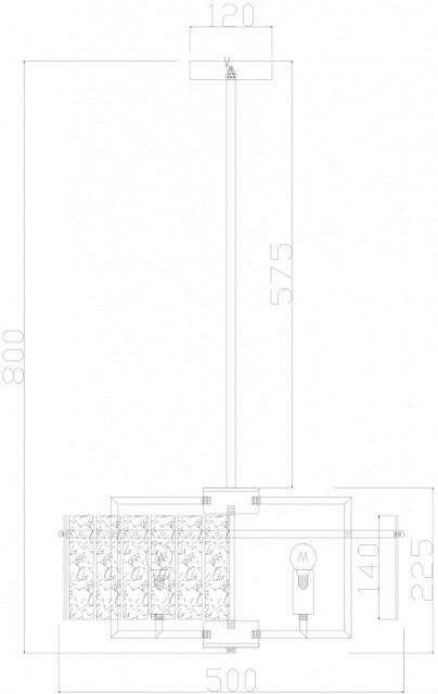 Потолочная люстра Basilica FR5166PL-06BS
