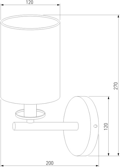 Бра Caprera 60146/1 латунь