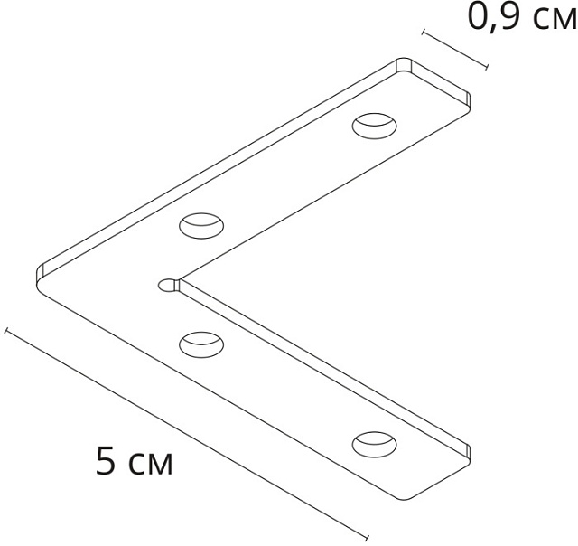 Соединитель угловой Linea-Accessories A484405L