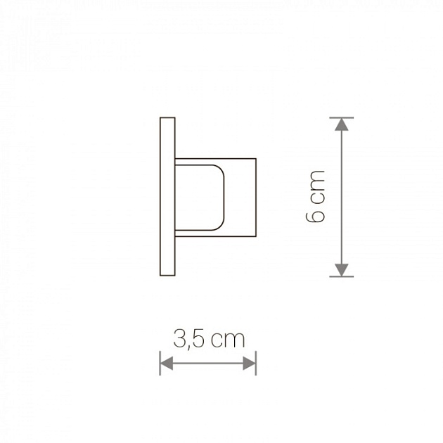 Заглушка Profile Recessed Dead End Cap 8975