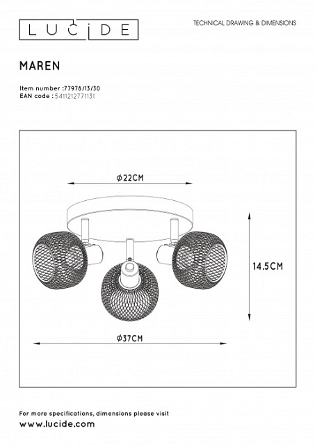 Спот Maren 77978/13/30