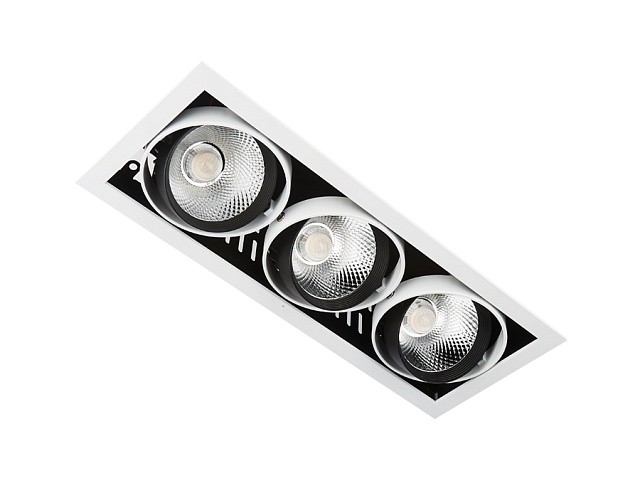 Точечный светильник Cardano Led T813 BK/CH 3*12W 4200K