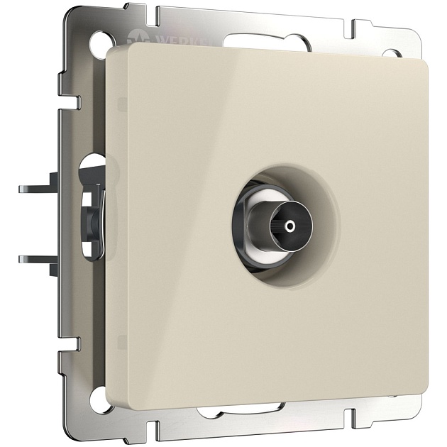 Розетка Встраиваемые механизмы слоновая кость W1184003