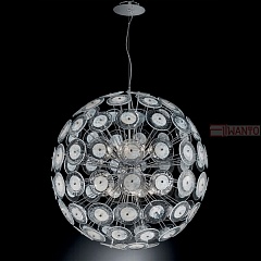 Подвесной светильник IDL Export Srl. Mina 243/6S chrome/white