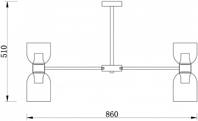 Потолочная люстра Savia FR5203PL-16BS