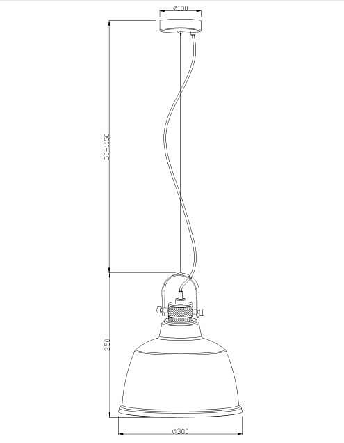 Подвесной светильник Irving T163PL-01C