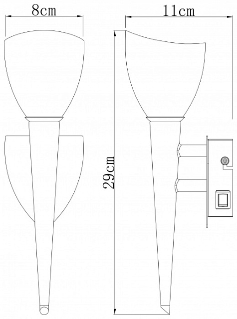 Бра Siena 4410-1N