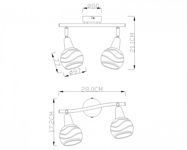 Спот Lara 54346-2