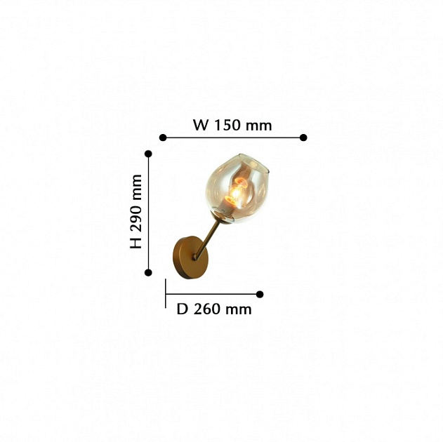 Бра Traube 2360-1W