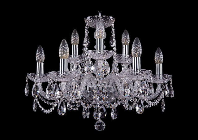 Подвесная люстра 1402 1402/6+3/195 Ni